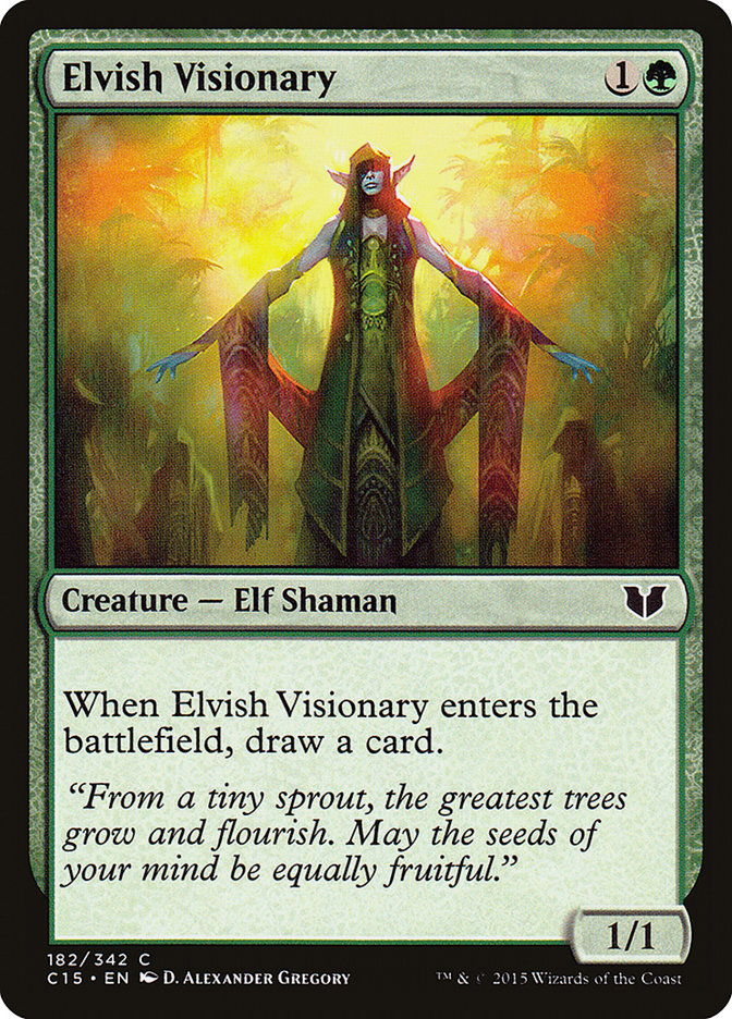 Elvish Visionary [Commander 2015] | Galaxy Games LLC