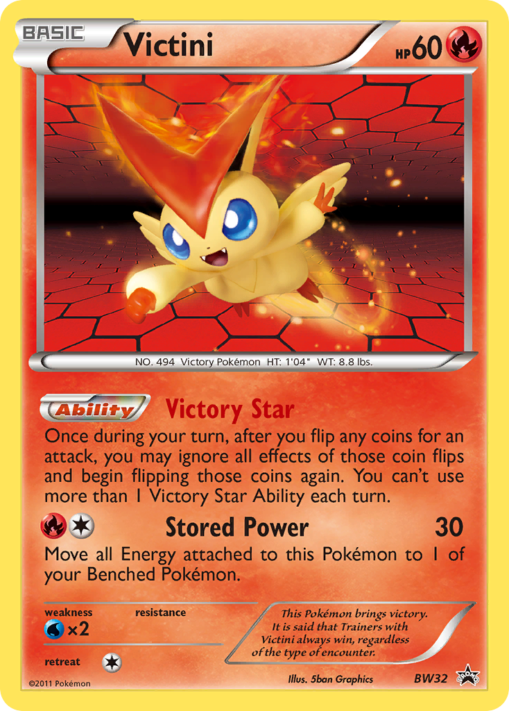 Victini (BW32) [Black & White: Black Star Promos] | Galaxy Games LLC