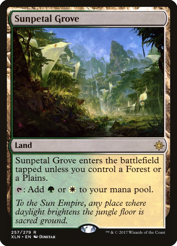 Sunpetal Grove [Ixalan] | Galaxy Games LLC