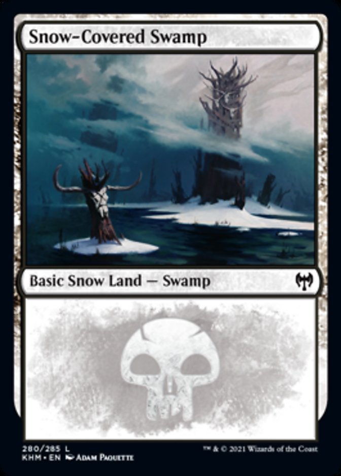 Snow-Covered Swamp (280) [Kaldheim] | Galaxy Games LLC