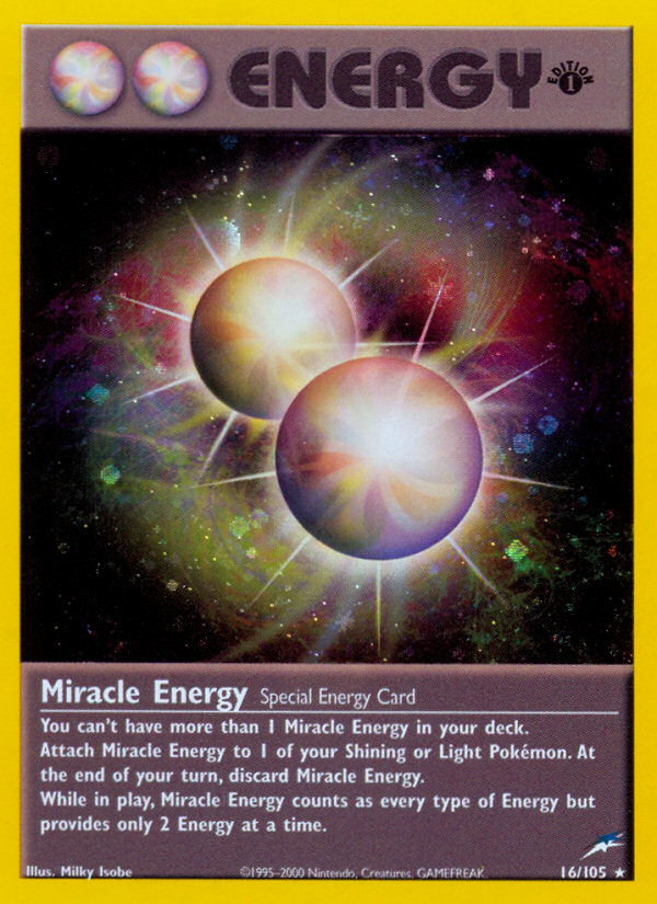 Miracle Energy (16/105) [Neo Destiny 1st Edition] | Galaxy Games LLC