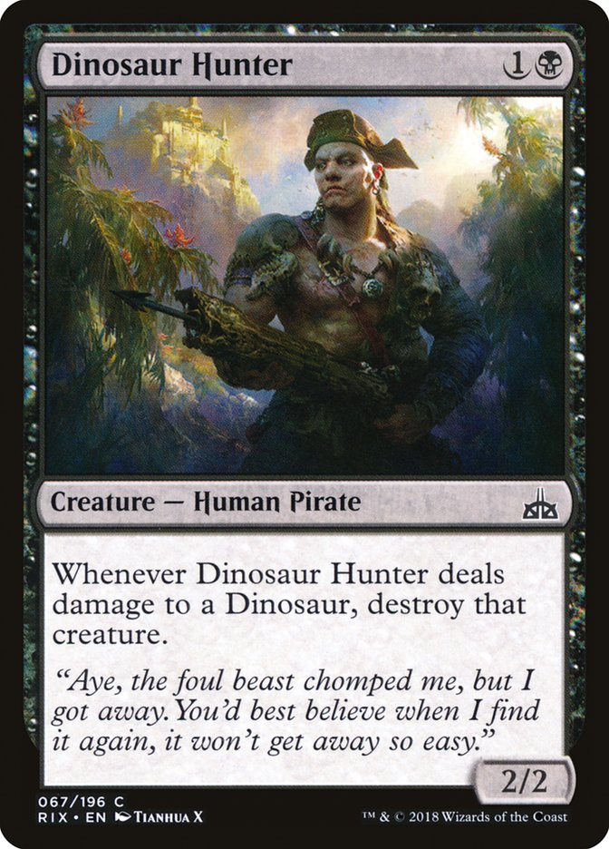 Dinosaur Hunter [Rivals of Ixalan] | Galaxy Games LLC