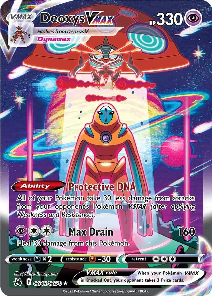 Deoxys VMAX (GG45/GG70) [Sword & Shield: Crown Zenith] | Galaxy Games LLC