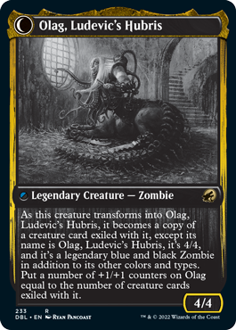 Ludevic, Necrogenius // Olag, Ludevic's Hubris [Innistrad: Double Feature] | Galaxy Games LLC