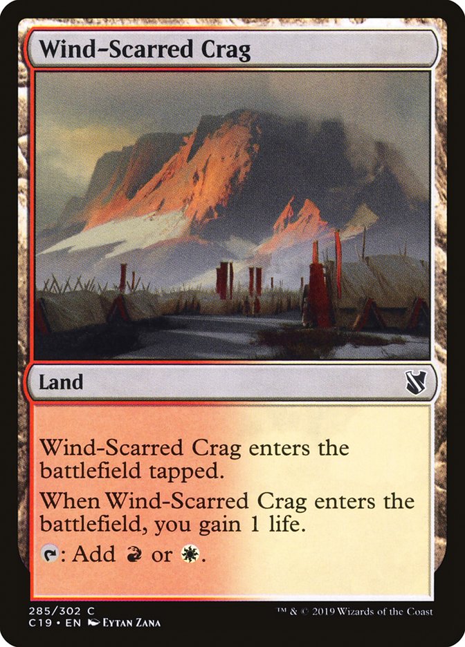 Wind-Scarred Crag [Commander 2019] | Galaxy Games LLC