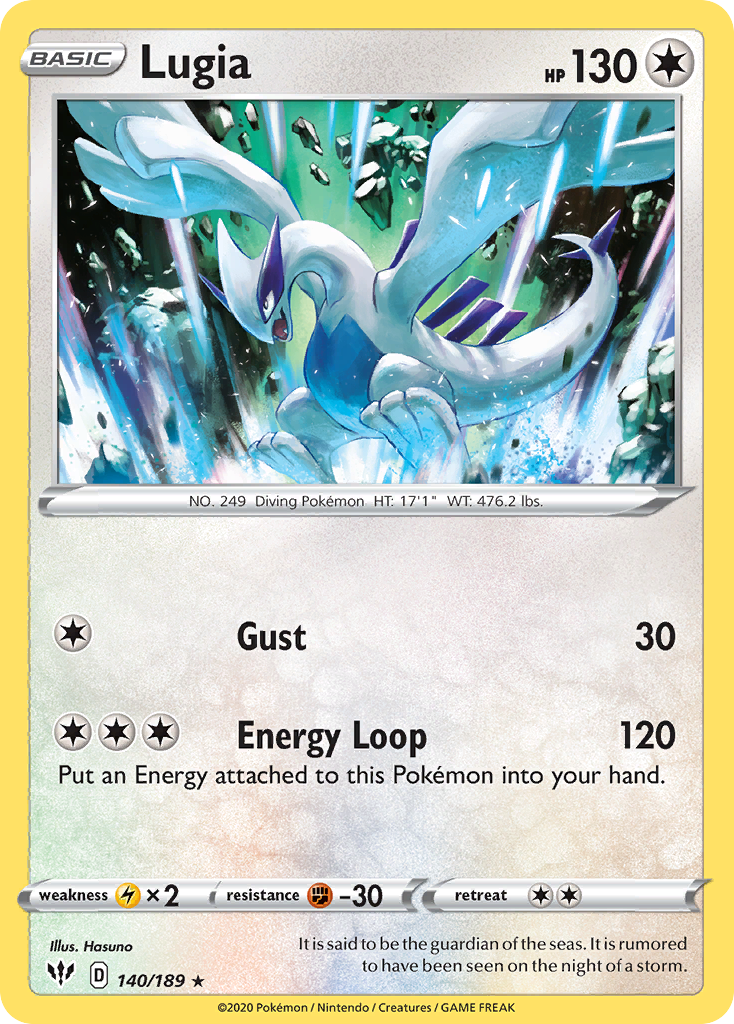 Lugia (140/189) [Sword & Shield: Darkness Ablaze] | Galaxy Games LLC