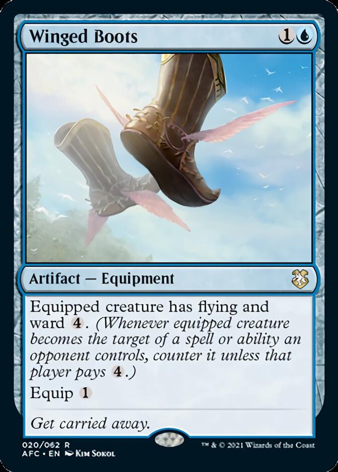 Winged Boots [Dungeons & Dragons: Adventures in the Forgotten Realms Commander] | Galaxy Games LLC