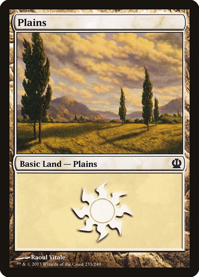 Plains (233) [Theros] | Galaxy Games LLC