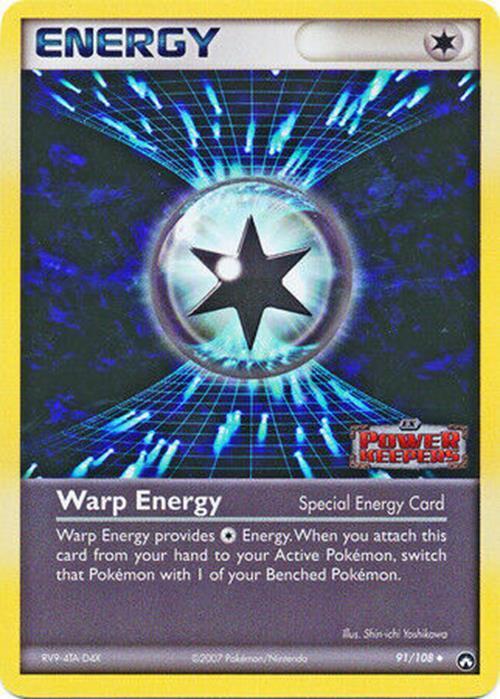 Warp Energy (91/108) (Stamped) [EX: Power Keepers] | Galaxy Games LLC