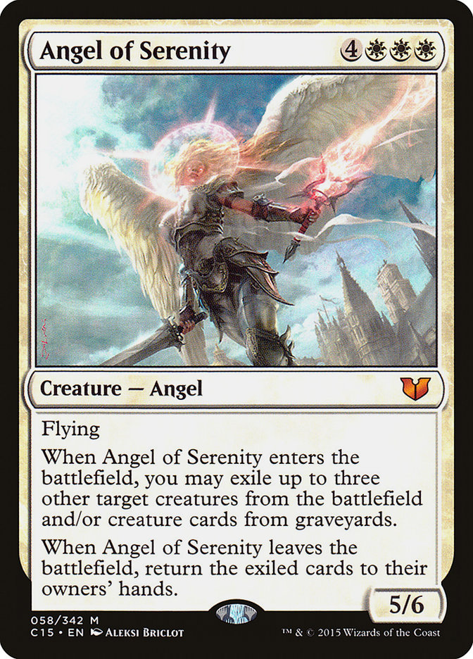 Angel of Serenity [Commander 2015] | Galaxy Games LLC