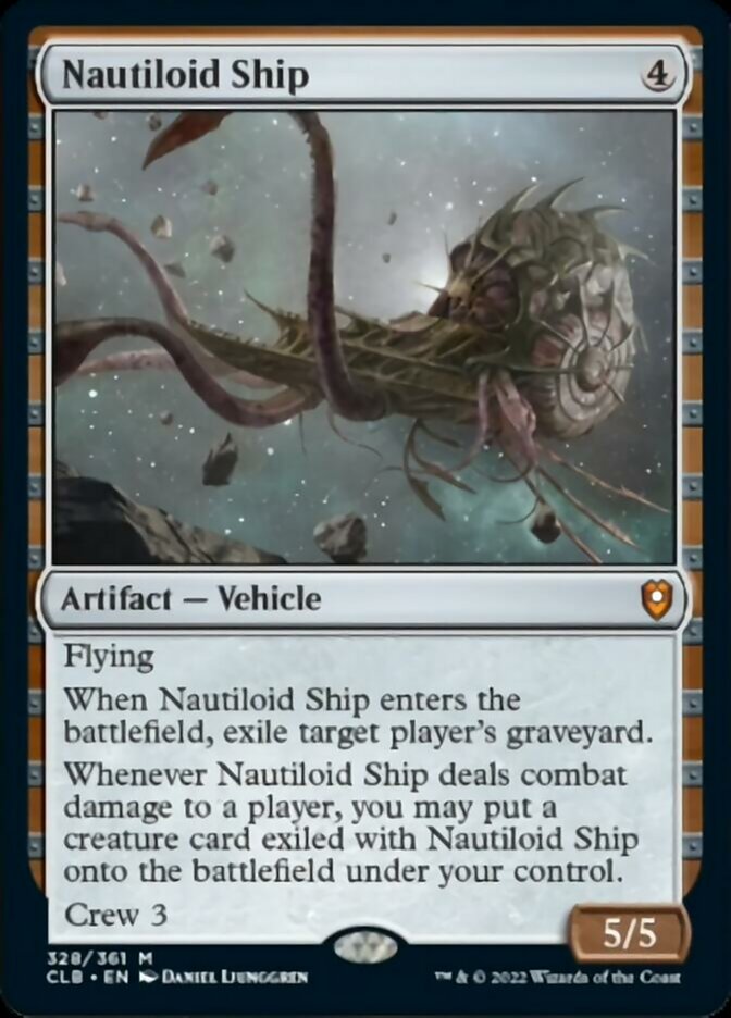 Nautiloid Ship [Commander Legends: Battle for Baldur's Gate] | Galaxy Games LLC