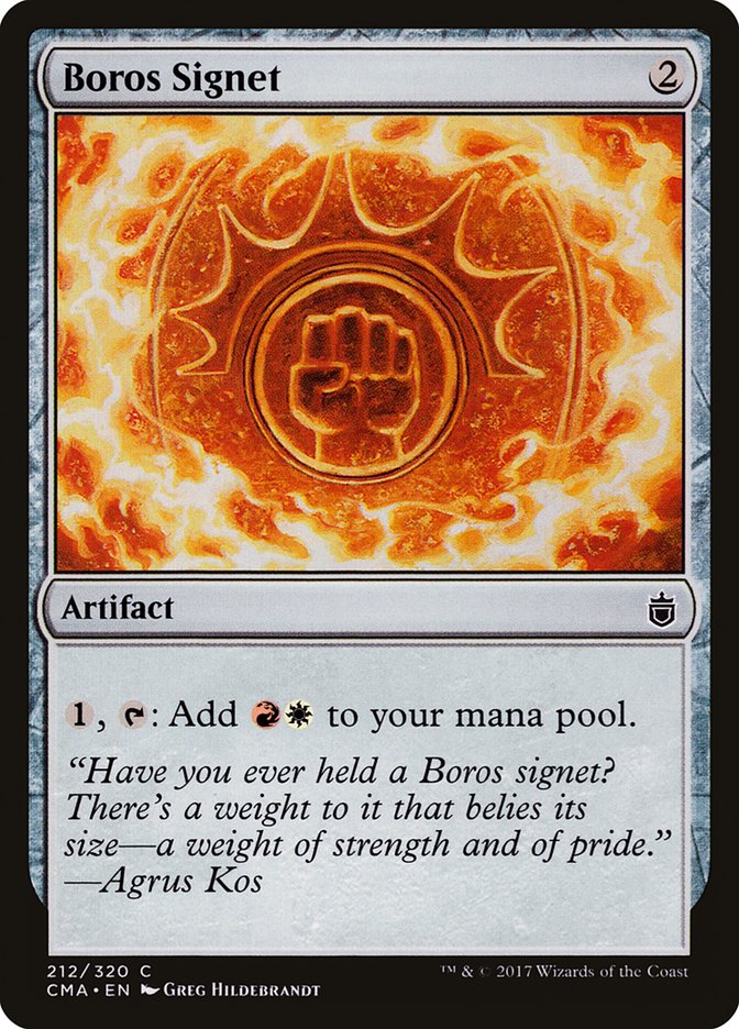 Boros Signet [Commander Anthology] | Galaxy Games LLC