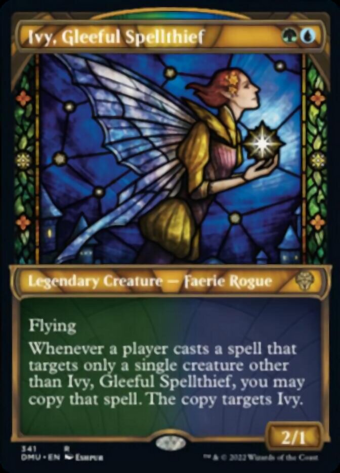 Ivy, Gleeful Spellthief (Showcase Textured) [Dominaria United] | Galaxy Games LLC