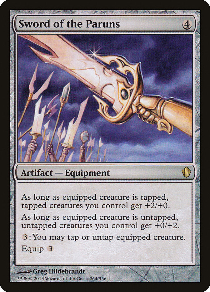 Sword of the Paruns [Commander 2013] | Galaxy Games LLC