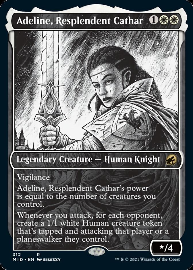 Adeline, Resplendent Cathar (Showcase Eternal Night) [Innistrad: Midnight Hunt] | Galaxy Games LLC