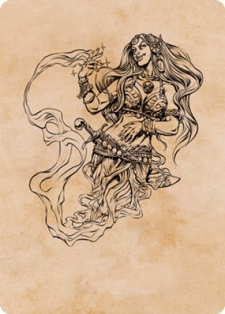 Djinni Windseer (Showcase) Art Card [Dungeons & Dragons: Adventures in the Forgotten Realms Art Series] | Galaxy Games LLC