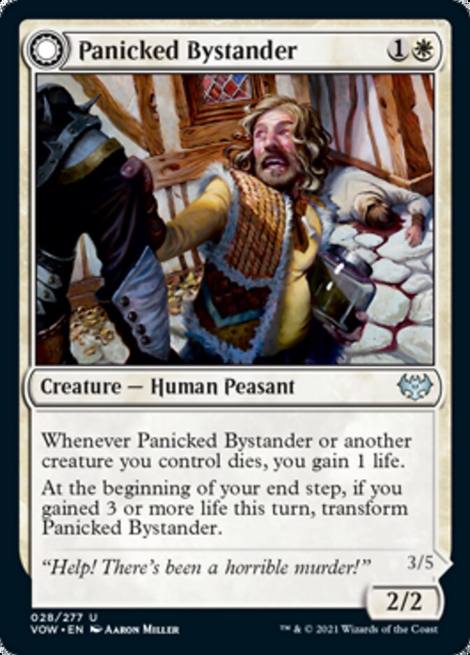 Panicked Bystander // Cackling Culprit [Innistrad: Crimson Vow] | Galaxy Games LLC