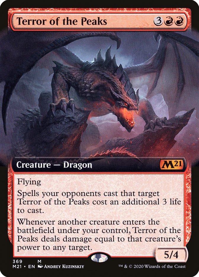 Terror of the Peaks (Extended Art) [Core Set 2021] | Galaxy Games LLC