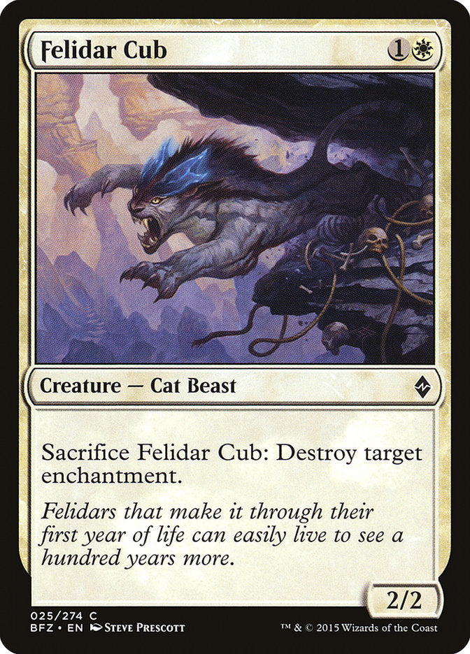 Felidar Cub [Battle for Zendikar] | Galaxy Games LLC