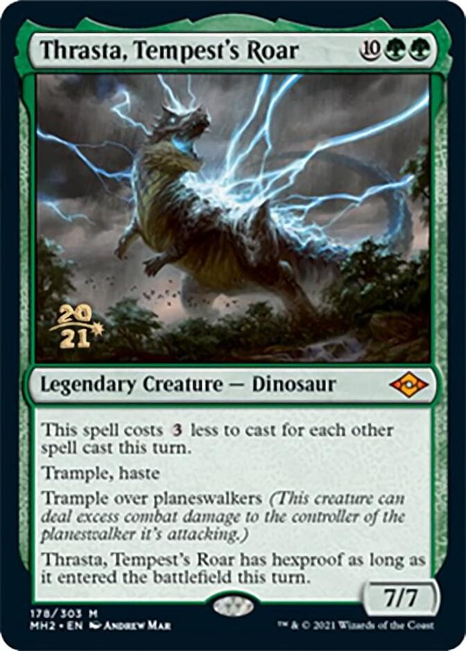 Thrasta, Tempest's Roar [Modern Horizons 2 Prerelease Promos] | Galaxy Games LLC