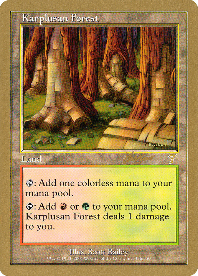 Karplusan Forest (Sim Han How) [World Championship Decks 2002] | Galaxy Games LLC