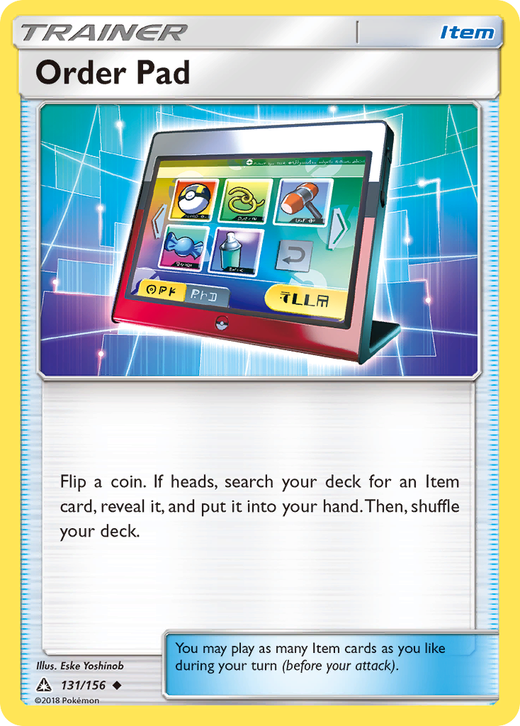 Order Pad (131/156) [Sun & Moon: Ultra Prism] | Galaxy Games LLC