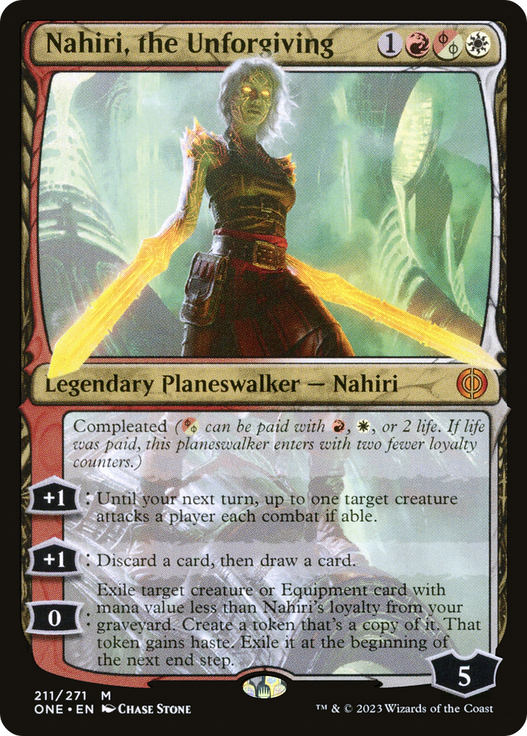 Nahiri, the Unforgiving [Phyrexia: All Will Be One] | Galaxy Games LLC