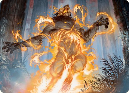 Burn the Accursed Art Card [Innistrad: Midnight Hunt Art Series] | Galaxy Games LLC