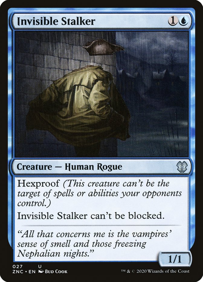 Invisible Stalker [Zendikar Rising Commander] | Galaxy Games LLC