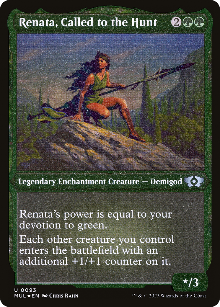 Renata, Called to the Hunt (Foil Etched) [Multiverse Legends] | Galaxy Games LLC