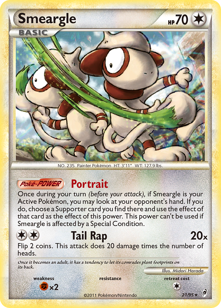 Smeargle (21/95) [HeartGold & SoulSilver: Call of Legends] | Galaxy Games LLC