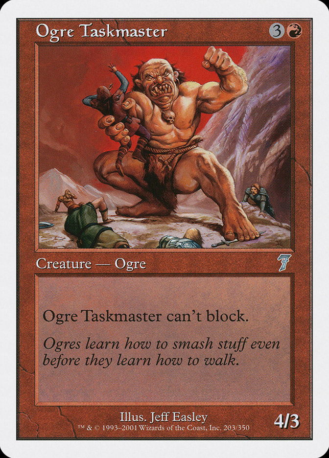 Ogre Taskmaster [Seventh Edition] | Galaxy Games LLC