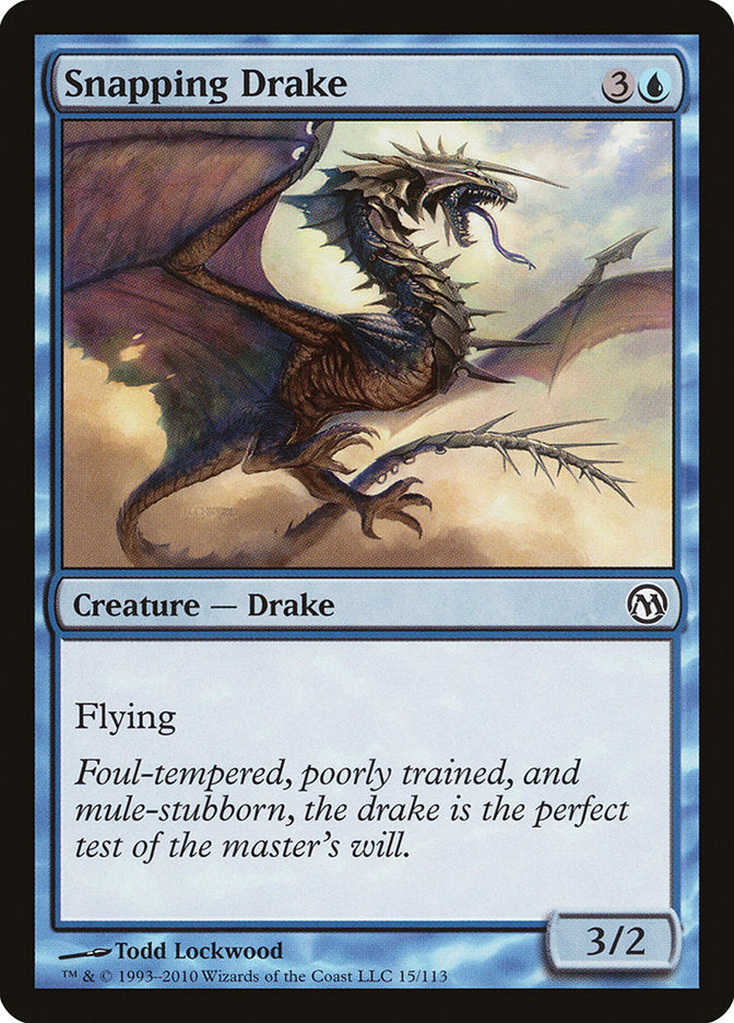 Snapping Drake [Duels of the Planeswalkers] | Galaxy Games LLC