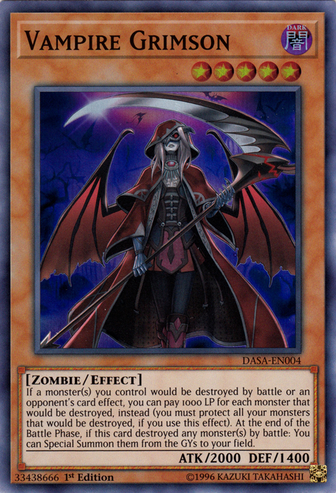 Vampire Grimson [DASA-EN004] Super Rare | Galaxy Games LLC