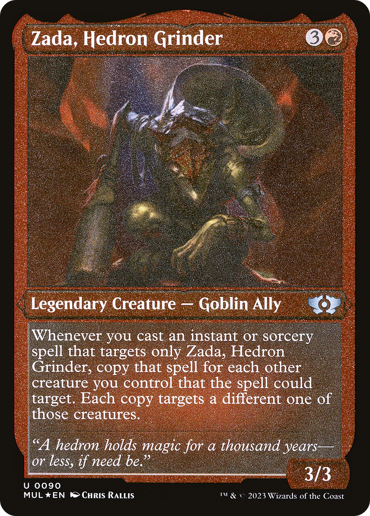 Zada, Hedron Grinder (Foil Etched) [Multiverse Legends] | Galaxy Games LLC