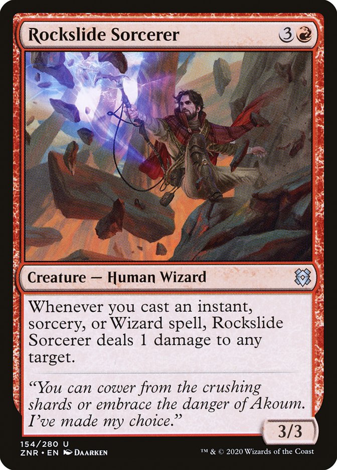 Rockslide Sorcerer [Zendikar Rising] | Galaxy Games LLC