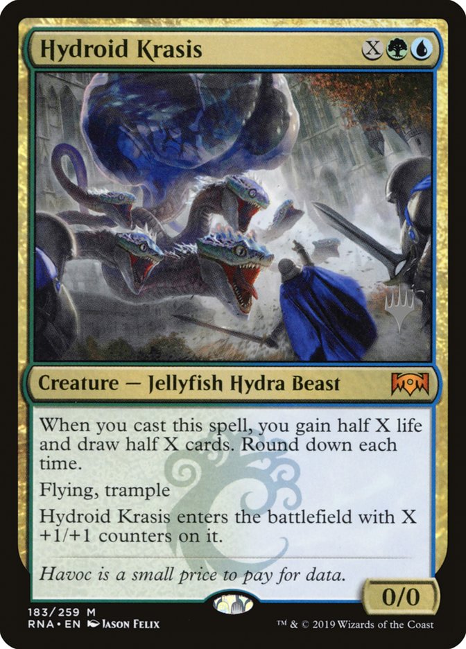 Hydroid Krasis (Promo Pack) [Ravnica Allegiance Promos] | Galaxy Games LLC