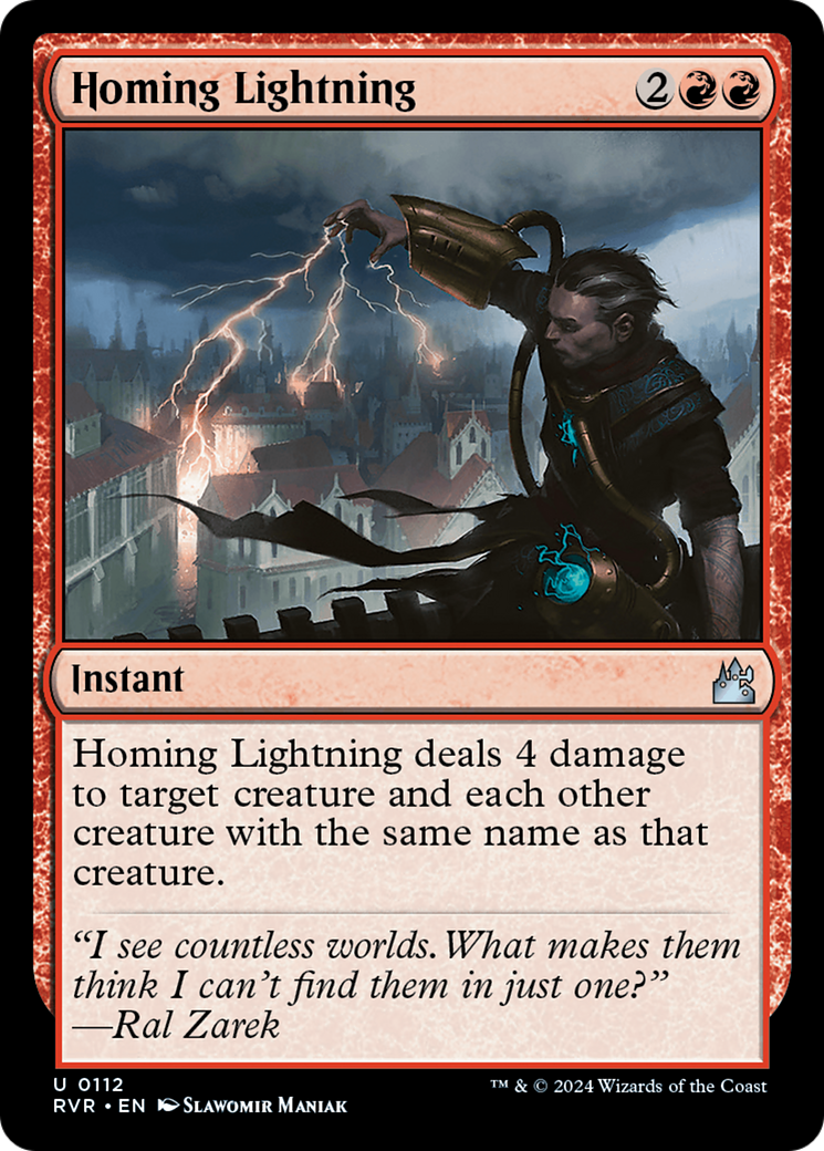 Homing Lightning [Ravnica Remastered] | Galaxy Games LLC