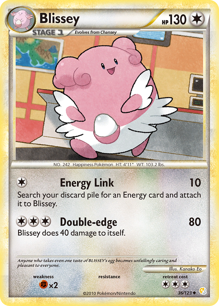 Blissey (36/123) [HeartGold & SoulSilver: Base Set] | Galaxy Games LLC