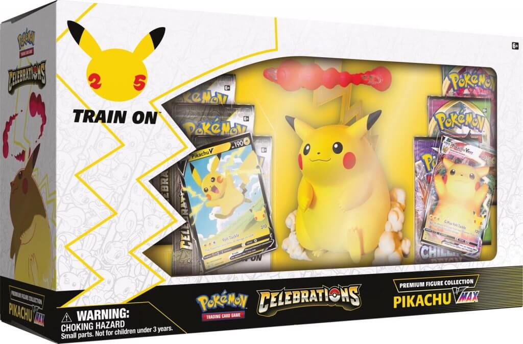 Celebrations: 25th Anniversary - Premium Figure Collection (Pikachu VMAX) | Galaxy Games LLC