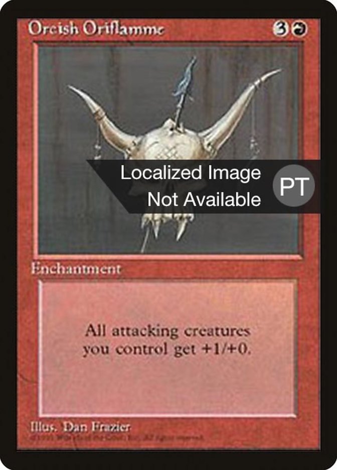 Orcish Oriflamme [Fourth Edition (Foreign Black Border)] | Galaxy Games LLC