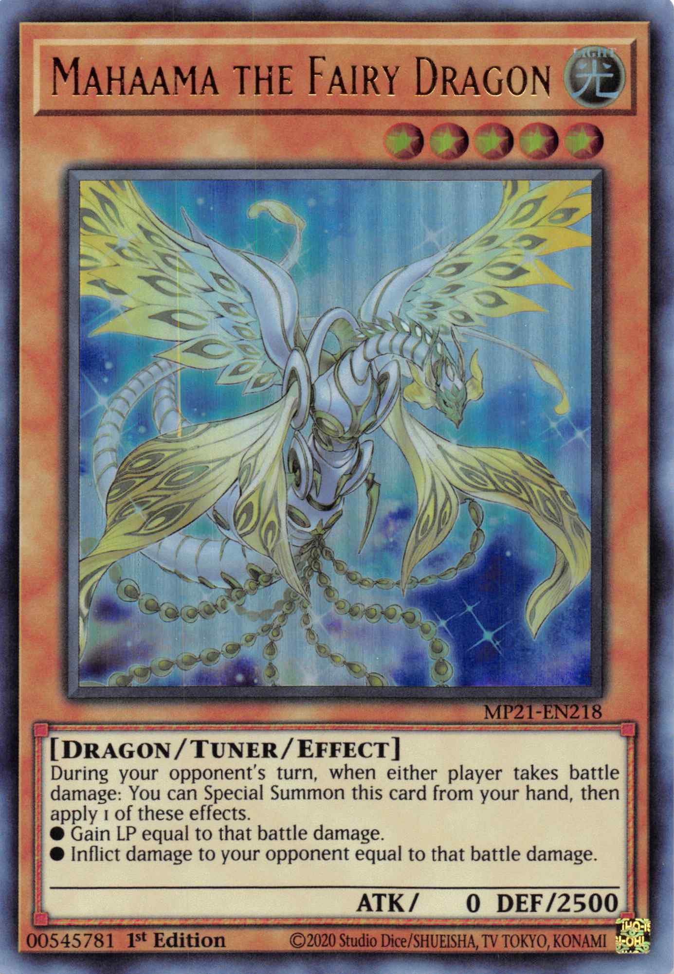 Mahaama the Fairy Dragon [MP21-EN218] Ultra Rare | Galaxy Games LLC