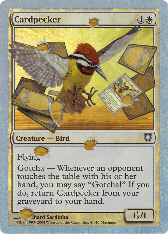 Cardpecker (Alternate Foil) [Unhinged] | Galaxy Games LLC