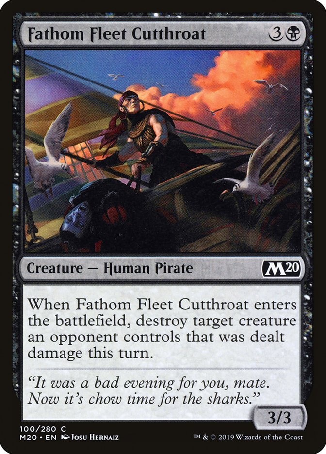 Fathom Fleet Cutthroat [Core Set 2020] | Galaxy Games LLC