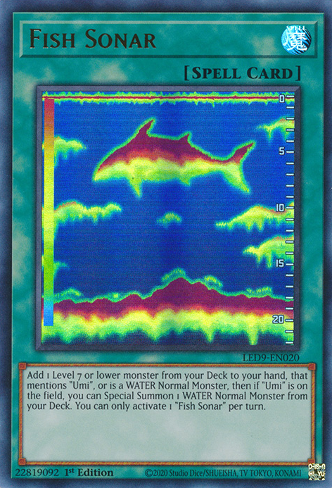 Fish Sonar [LED9-EN020] Ultra Rare | Galaxy Games LLC