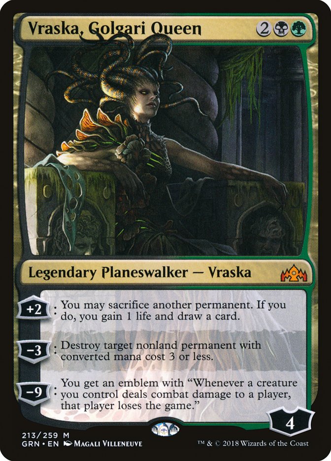 Vraska, Golgari Queen [Guilds of Ravnica] | Galaxy Games LLC