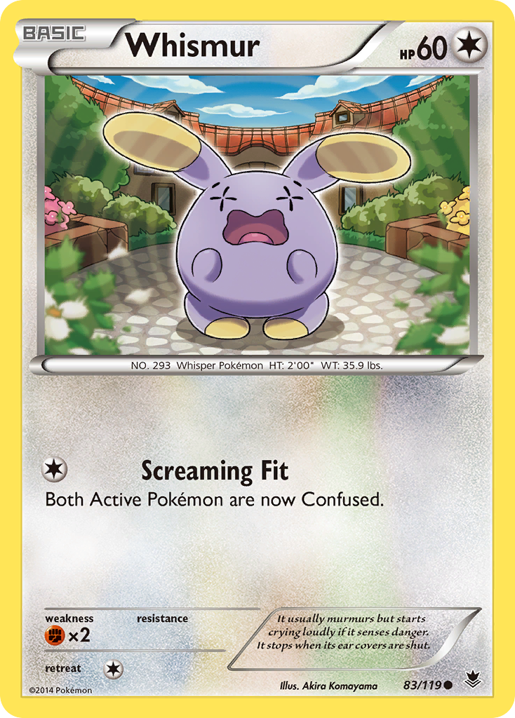 Whismur (83/119) [XY: Phantom Forces] | Galaxy Games LLC