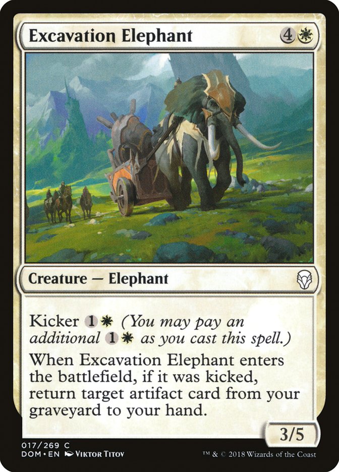 Excavation Elephant [Dominaria] | Galaxy Games LLC