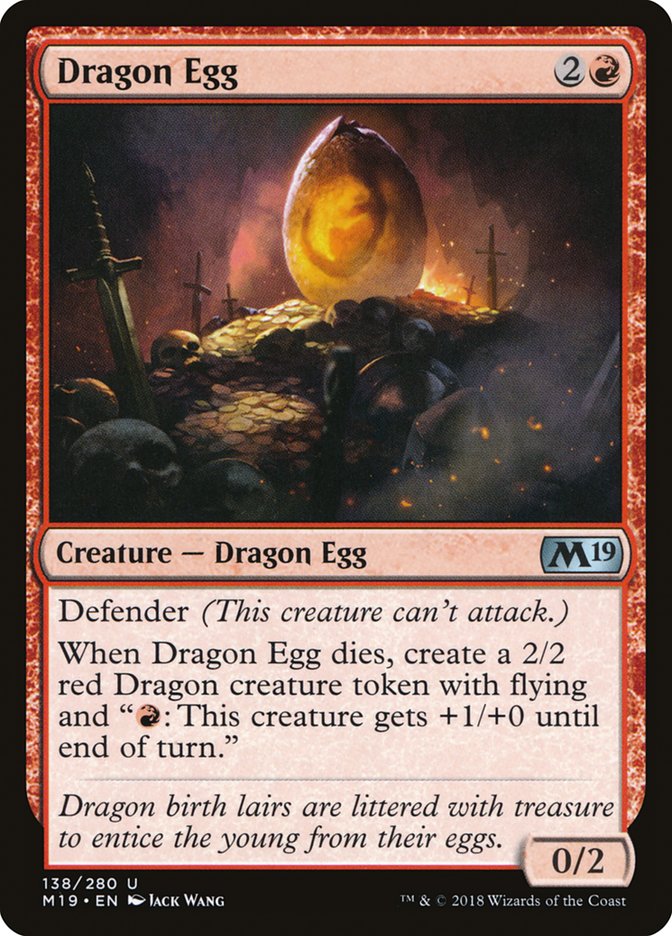 Dragon Egg [Core Set 2019] | Galaxy Games LLC