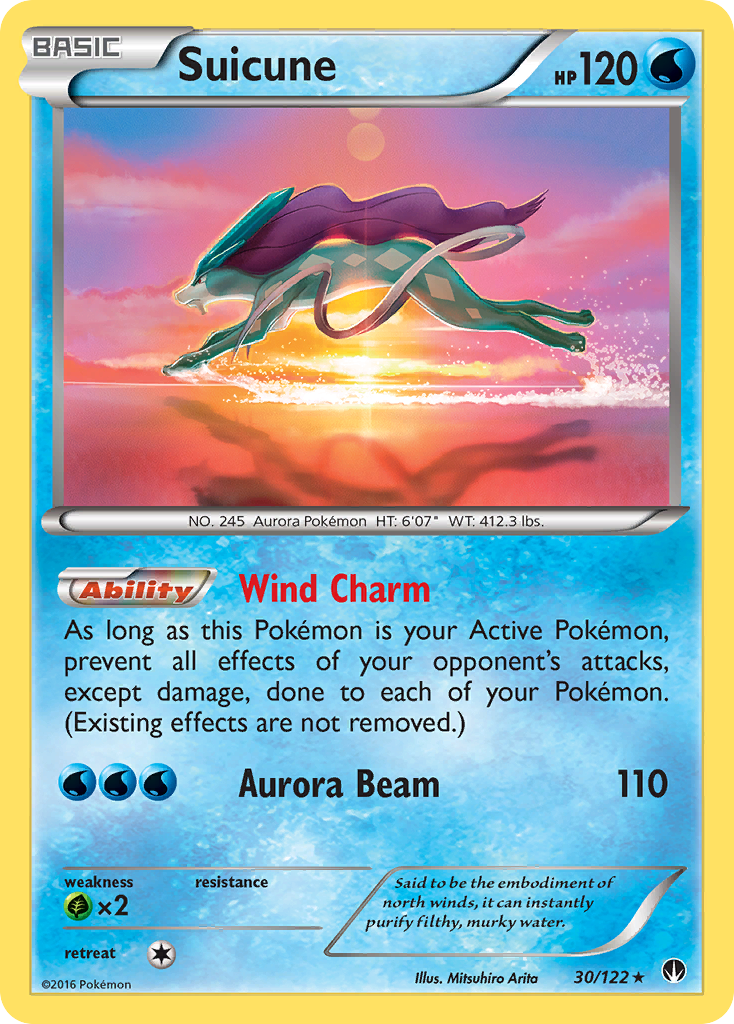 Suicune (30/122) [XY: BREAKpoint] | Galaxy Games LLC